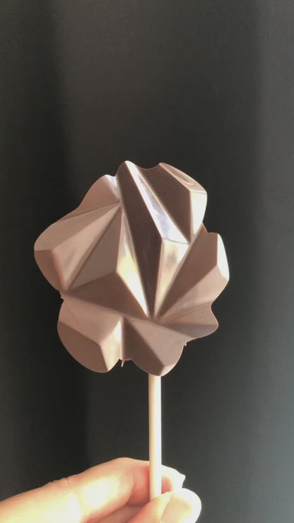 Abstract chocolate pops