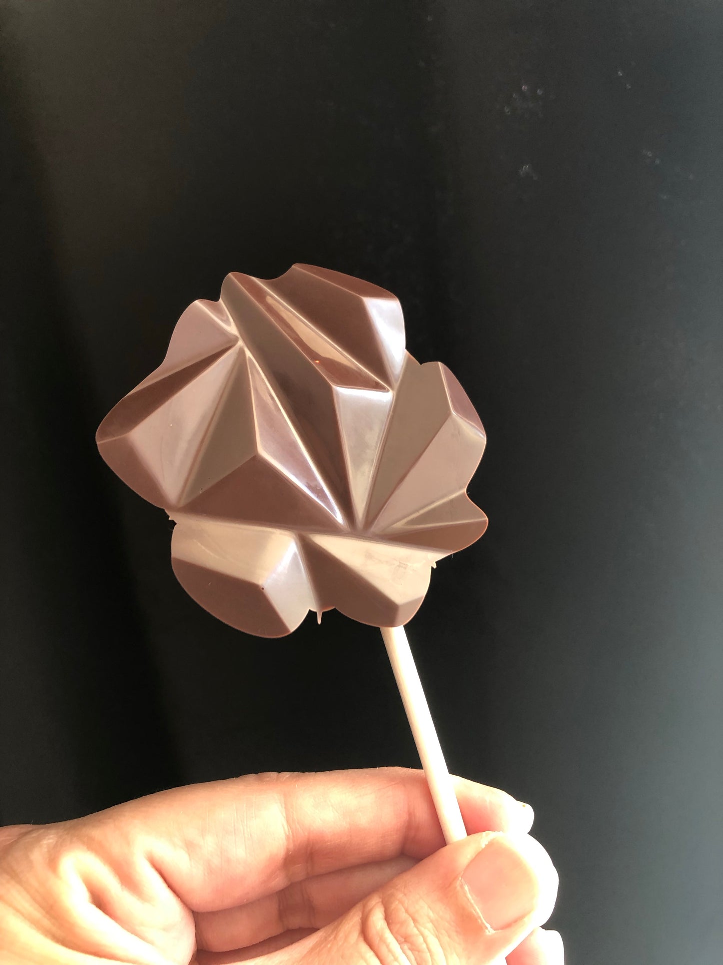 Abstract chocolate pops