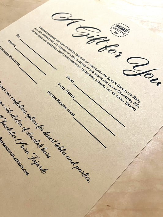 Gift Certificate